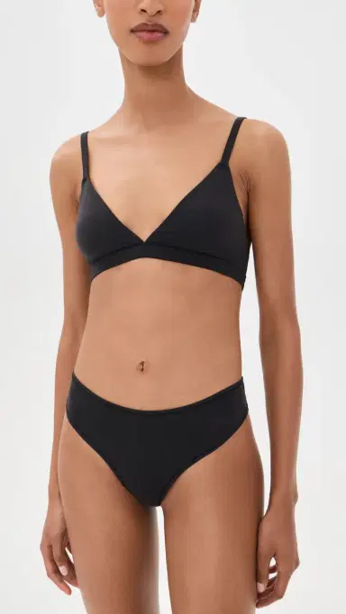 Skims Thong Panty Onyx | Thumbnail 4