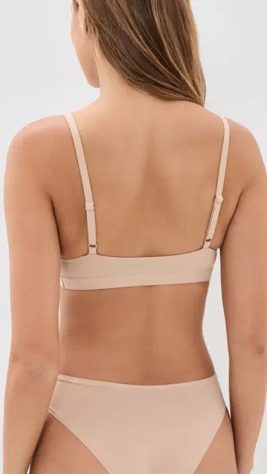 Skims Triangle Bralette Clay | Thumbnail 3