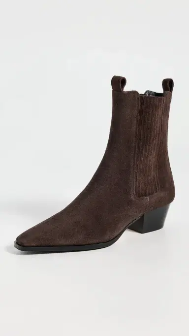 aeyde Agata Cow Suede Leather Moka Boots | Thumbnail 2 aeyde Agata Cow Suede Leather Moka Boots | Thumbnail 2