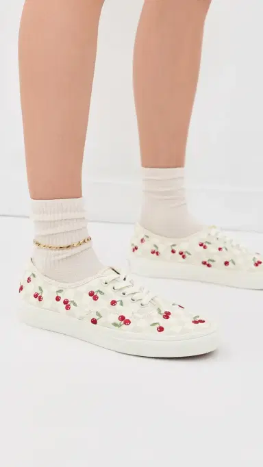 Vans Authentic Sneakers Cherry Turtledove/Marshmallow | Thumbnail 3