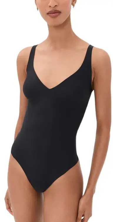 Skims Plunge Bodysuit Onyx | Thumbnail 1 Skims Plunge Bodysuit Onyx | Thumbnail 1