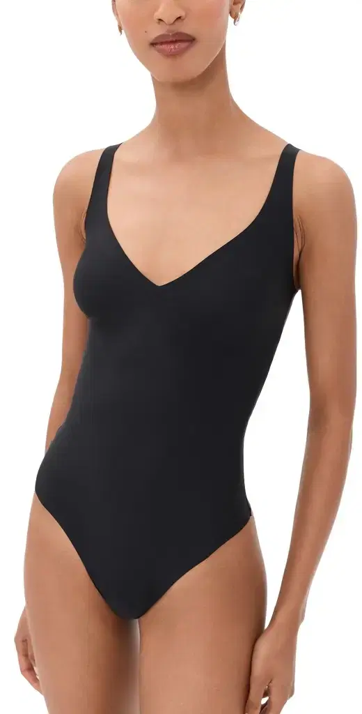 Skims Plunge Bodysuit Onyx
