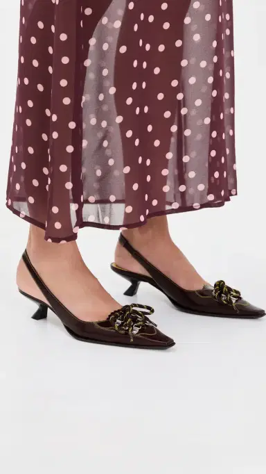 Marni Pump Shoes Brown/Yellow | Thumbnail 3 Marni Pump Shoes Brown/Yellow | Thumbnail 3