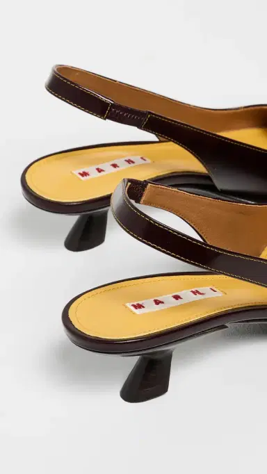 Marni Pump Shoes Brown/Yellow | Thumbnail 4 Marni Pump Shoes Brown/Yellow | Thumbnail 4
