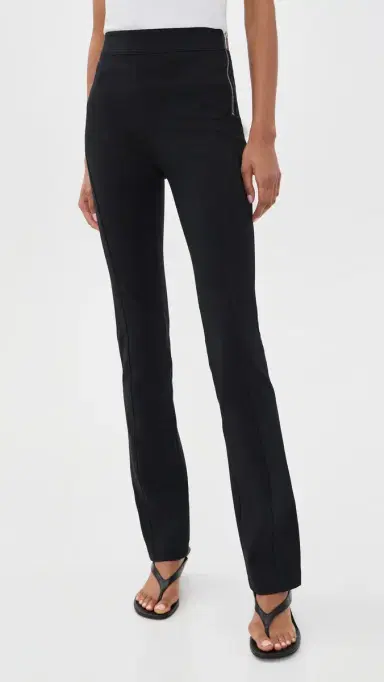 Helmut Lang Rider Double Stretch Ponte Leggings Black | Thumbnail 2