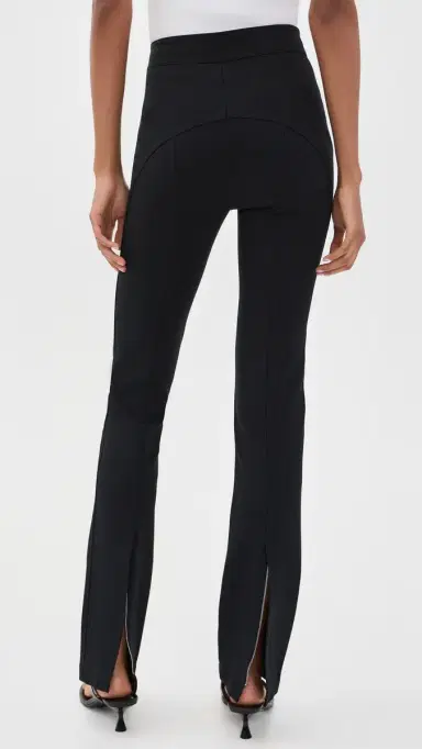 Helmut Lang Rider Double Stretch Ponte Leggings Black | Thumbnail 3