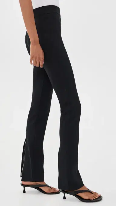 Helmut Lang Rider Double Stretch Ponte Leggings Black | Thumbnail 4