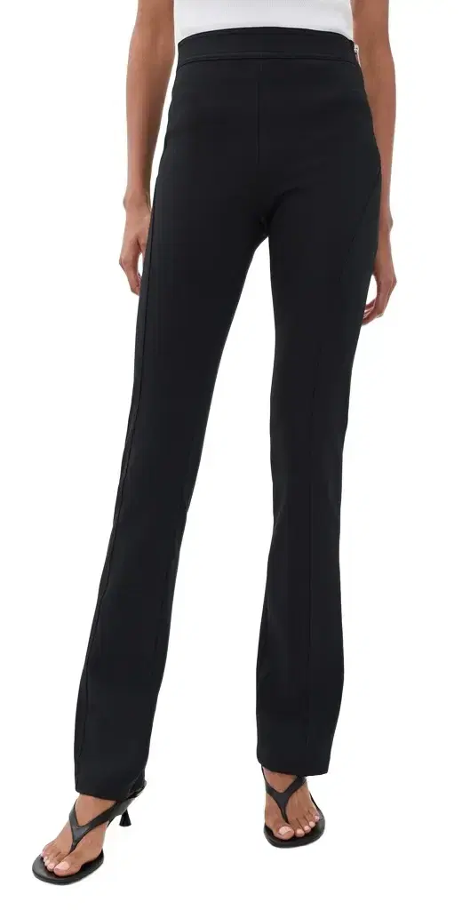 Helmut Lang Rider Double Stretch Ponte Leggings Black
