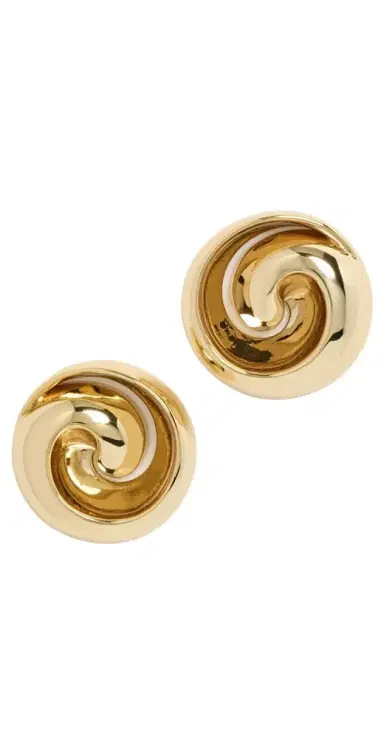 Jenny Bird Renzo Earrings High Polish Gold One Size | Thumbnail 1