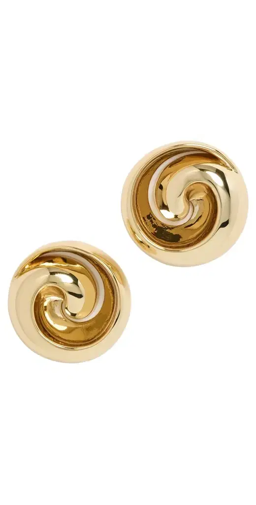 Jenny Bird Renzo Earrings High Polish Gold One Size