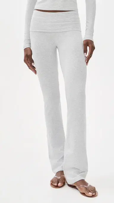 Skims Fold Over Pants ight Heather Grey | Thumbnail 2 Skims Fold Over Pants ight Heather Grey | Thumbnail 2
