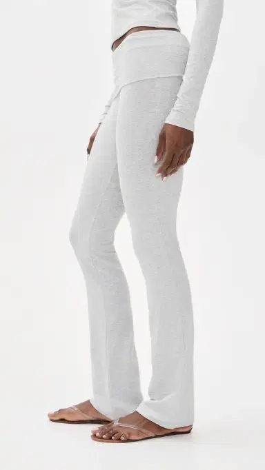 Skims Fold Over Pants ight Heather Grey | Thumbnail 4 Skims Fold Over Pants ight Heather Grey | Thumbnail 4