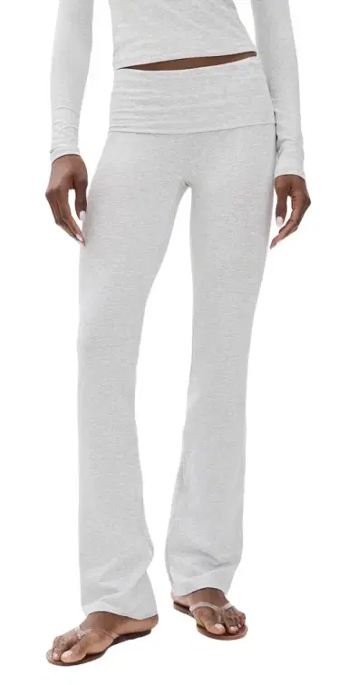 Skims Fold Over Pants ight Heather Grey | Thumbnail 1 Skims Fold Over Pants ight Heather Grey | Thumbnail 1