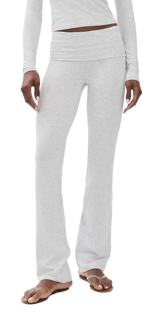 Skims Fold Over Pants ight Heather Grey