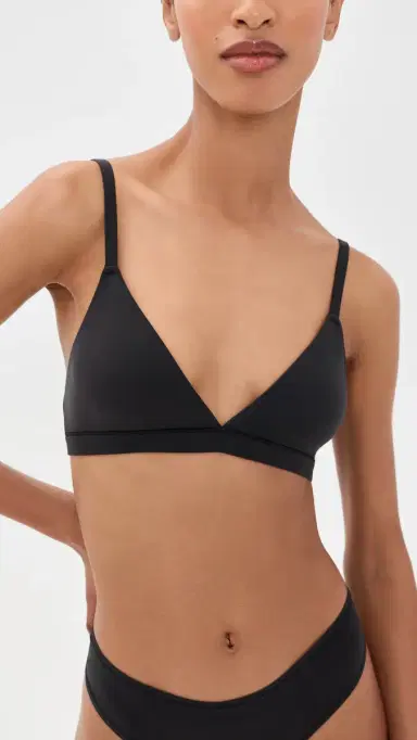 Skims Triangle Bralette Onyx | Thumbnail 2