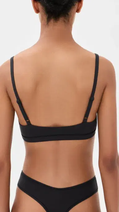 Skims Triangle Bralette Onyx | Thumbnail 3