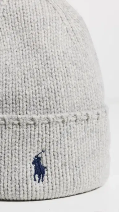 Polo Ralph Lauren Pony Beanie Grey Heather One Size | Thumbnail 4