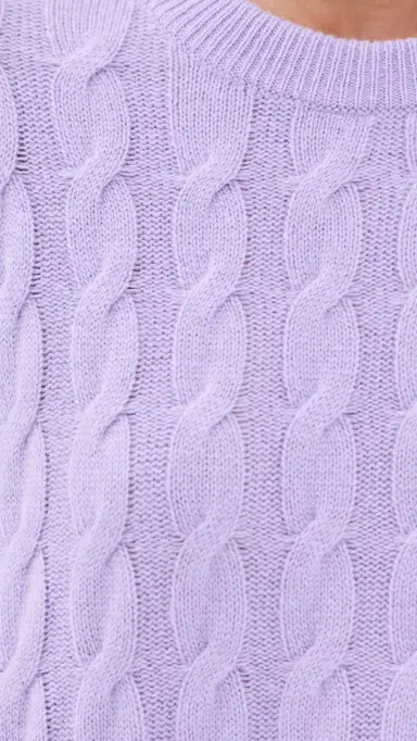 Lisa Yang Seymour Cashmere Sweater LIGHT MULBERRY | Thumbnail 6 Lisa Yang Seymour Cashmere Sweater LIGHT MULBERRY | Thumbnail 6