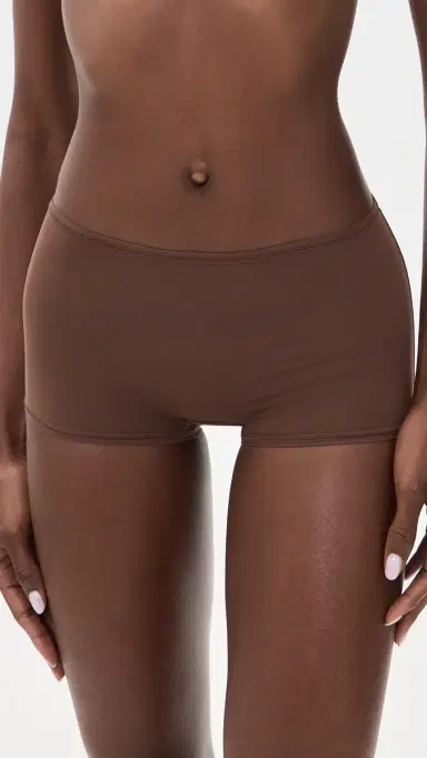 Skims Fit Everybody Boy Shorts Cocoa | Thumbnail 2