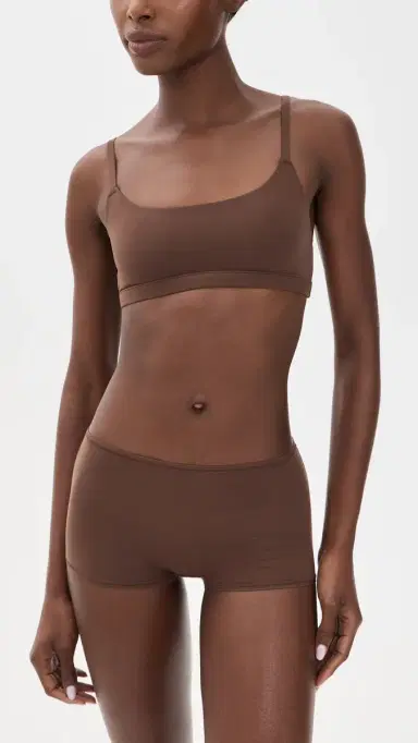 Skims Fit Everybody Boy Shorts Cocoa | Thumbnail 4