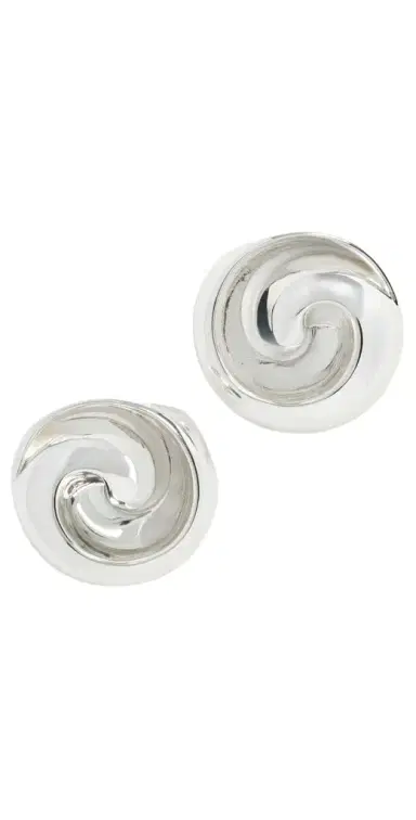 Jenny Bird Renzo Earrings High Polish Silver One Size | Thumbnail 1