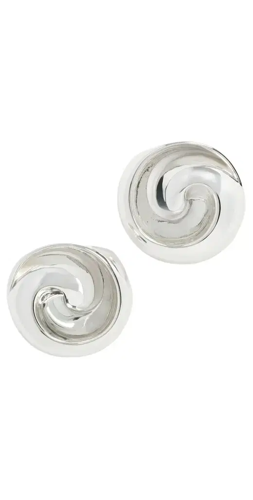 Jenny Bird Renzo Earrings High Polish Silver One Size