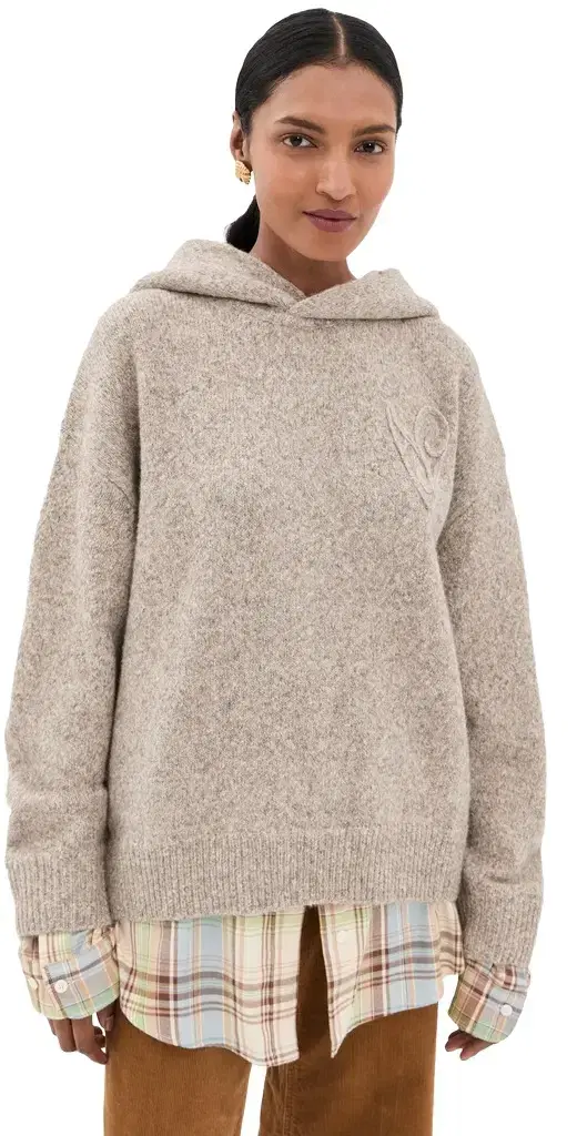 Acne Studios Hooded Sweater Medium Beige