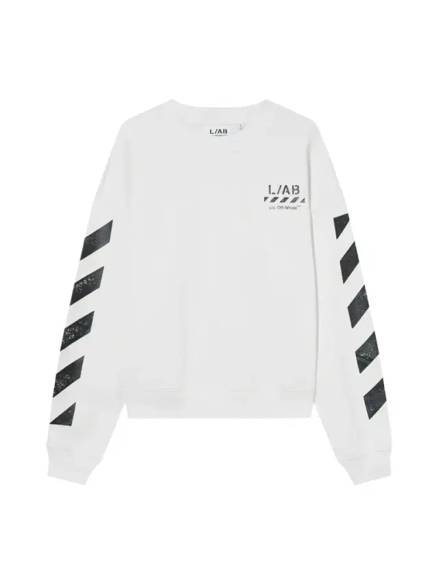 Off-White L/AB Diagonal Crewneck Sweatshirt