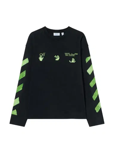 Off-White Bacco Arrow Skate Long Sleeve T-Shirt | Thumbnail 1