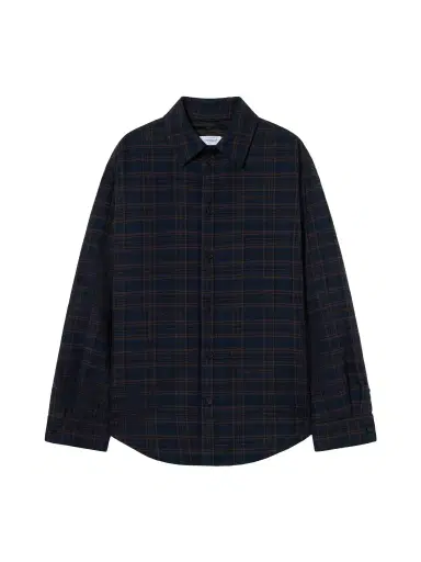 Off-White Check Flannel Padded Overshirt | Thumbnail 1 Off-White Check Flannel Padded Overshirt | Thumbnail 1