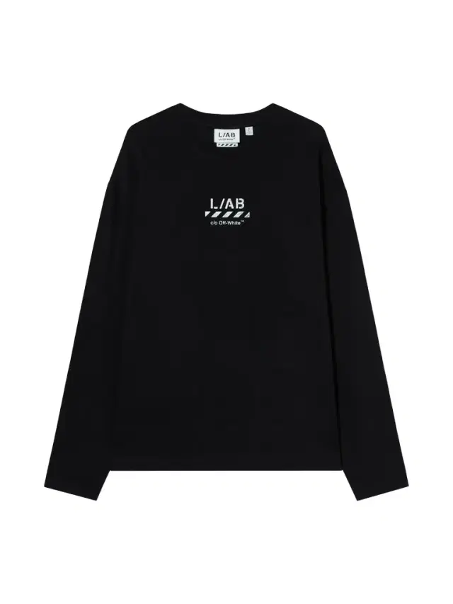 Off-White L/AB Diagonal Long-Sleeve T-Shirt