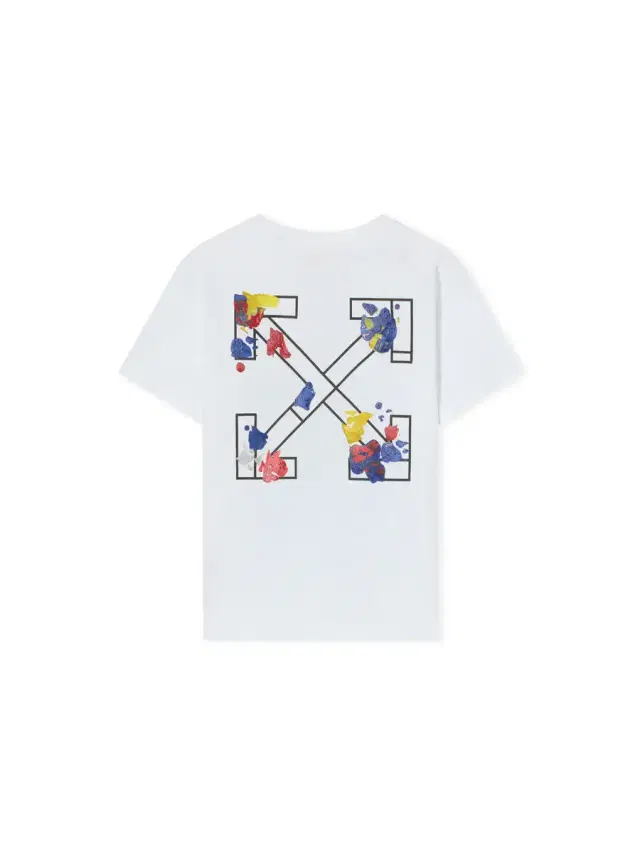 Off-White Paint Splash Short Sleeve T-Shirt