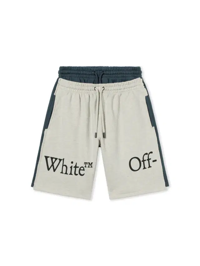 Off-White Bookish Scarf Overlap Skate Sweatshorts