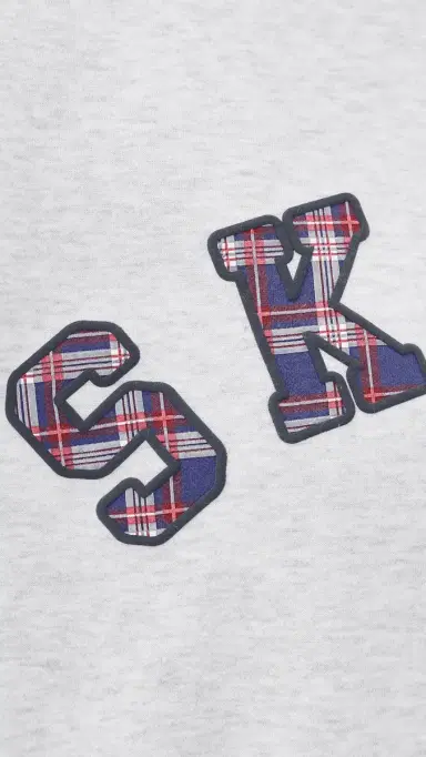 Skims Classic Crew Neck hg Arched Skims Plaid | Thumbnail 6