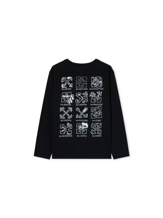 Off-White Multilogo Long Sleeve T-Shirt
