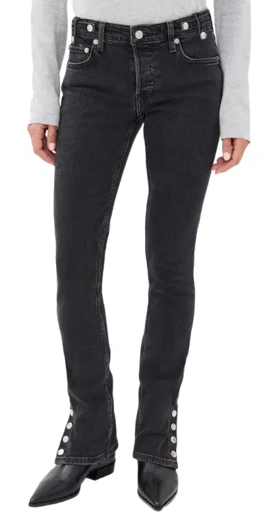 RE/DONE Britt Studded Jeans Back Track | Thumbnail 1 RE/DONE Britt Studded Jeans Back Track | Thumbnail 1