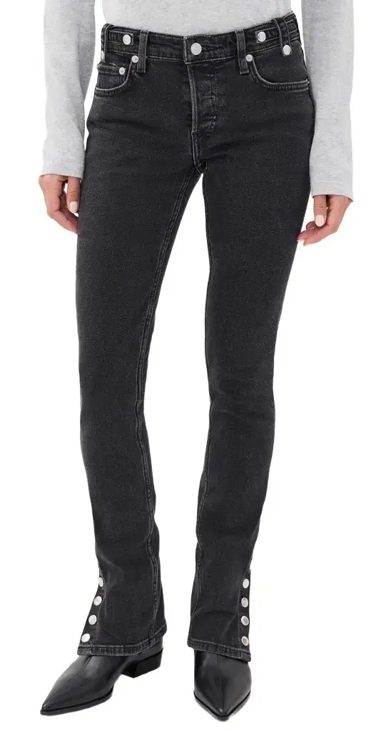RE/DONE Britt Studded Jeans Back Track