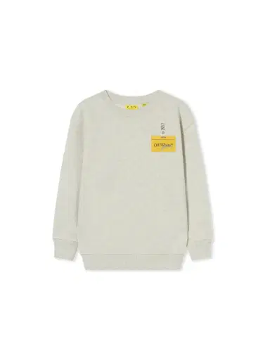 Off-White Arrow Tape Crewneck Sweatshirt | Thumbnail 2