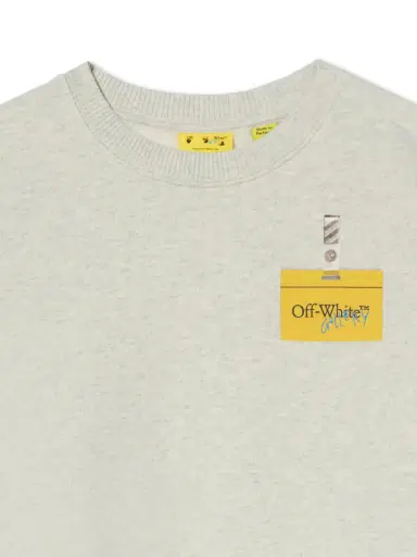 Off-White Arrow Tape Crewneck Sweatshirt | Thumbnail 3