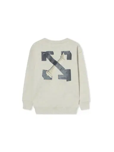 Off-White Arrow Tape Crewneck Sweatshirt | Thumbnail 1