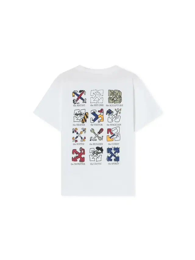 Off-White Multilogo Short Sleeve T-Shirt