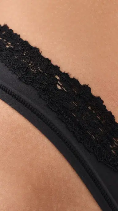 Skims Dipped Thong Onyx | Thumbnail 5