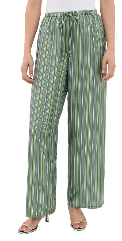 Comme Si Drawstring Pants Abruzzo Stripe S