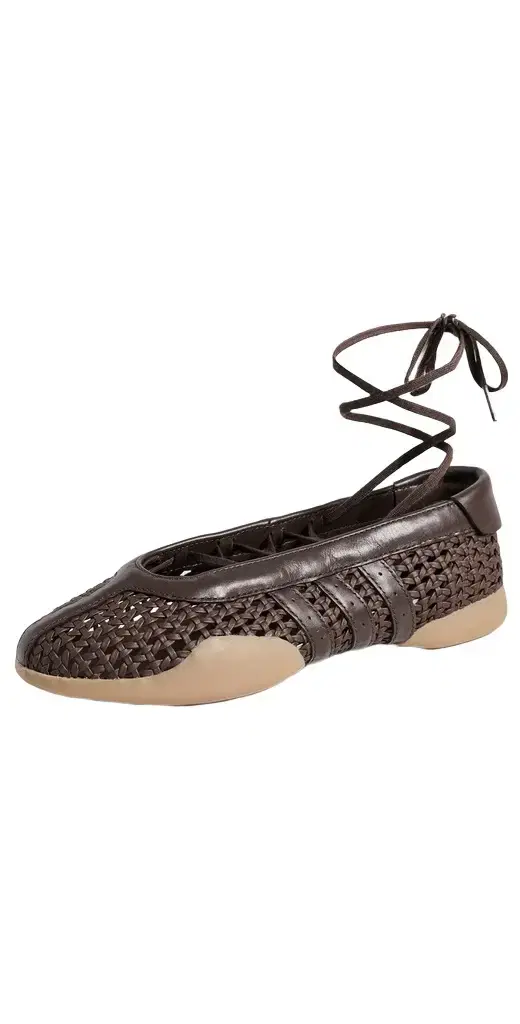 Adidas Taekwondo Mei Ballet Flats Brown/Gum 4