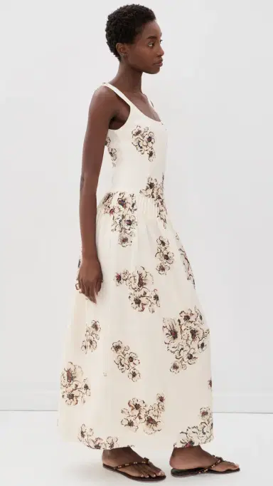 SIR. Freja Linen Dress Rosetta | Thumbnail 4 SIR. Freja Linen Dress Rosetta | Thumbnail 4