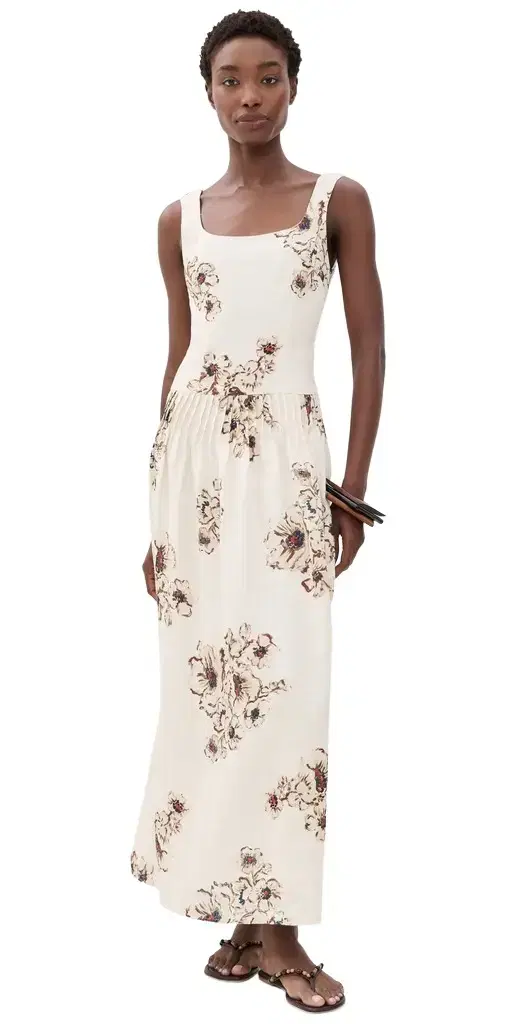 SIR. Freja Linen Dress Rosetta