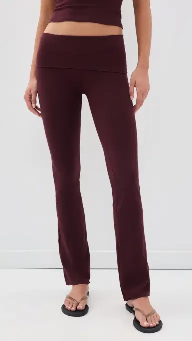 Skims Fold Over Pants Currant | Thumbnail 2