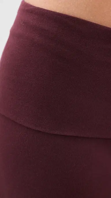 Skims Fold Over Pants Currant | Thumbnail 6