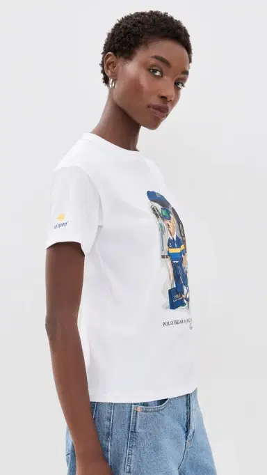 Polo Ralph Lauren Short Sleeve Crew Neck Jersey Tee White | Thumbnail 4