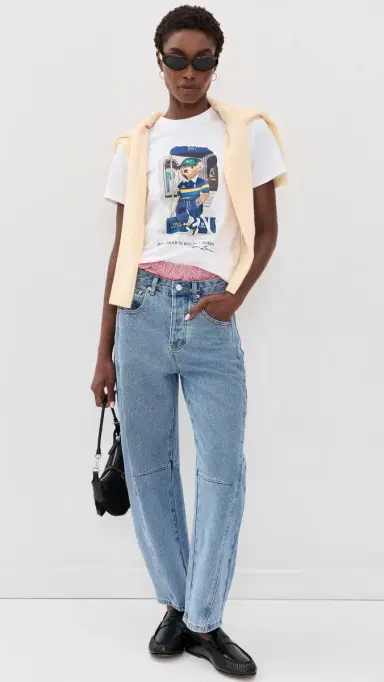 Polo Ralph Lauren Short Sleeve Crew Neck Jersey Tee White | Thumbnail 5